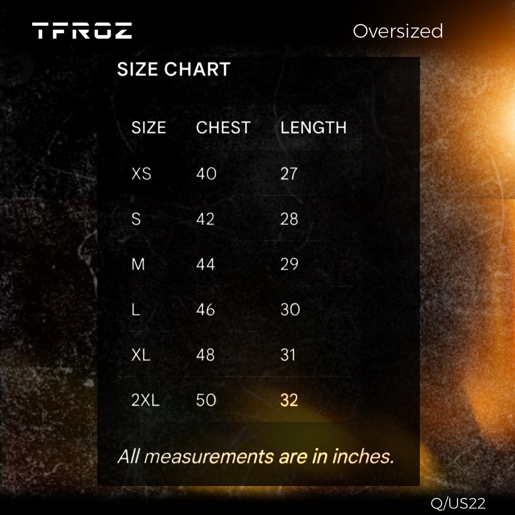 Unisex Oversized | Don't Look At Me | TFROZ | IN(Q)