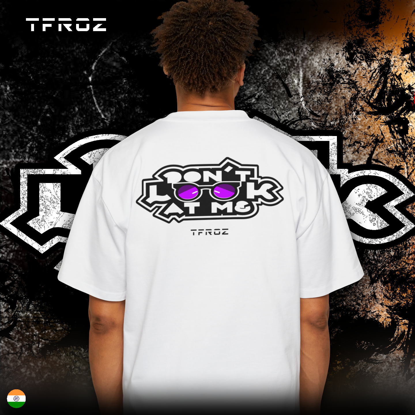 Unisex Oversized | Don't Look At Me | TFROZ | IN(Q)