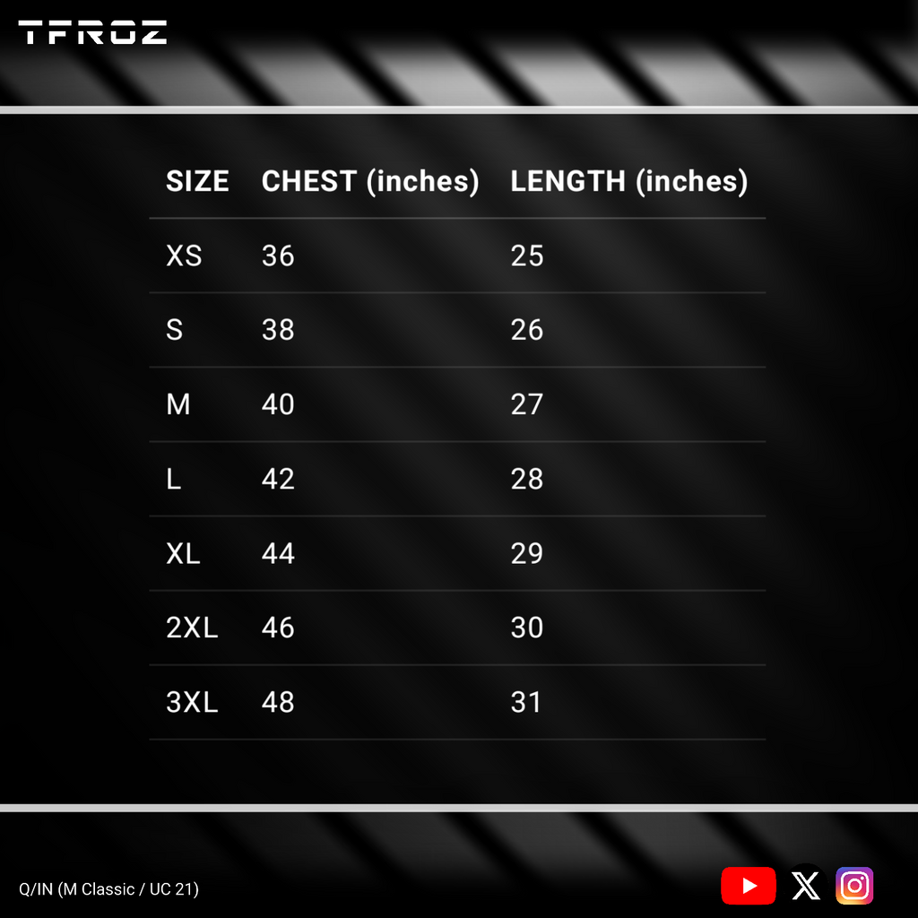 Strikethrough T-Shirt | Unisex | TFROZ | IN(Q)